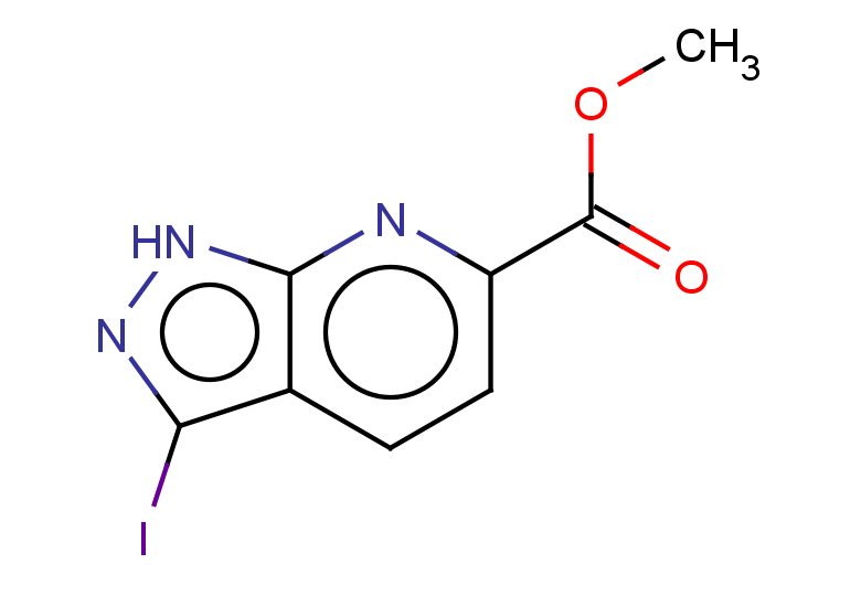 methyl 3-iodo-1H-pyrazolo[3,4-b]pyridine-6-carboxylate