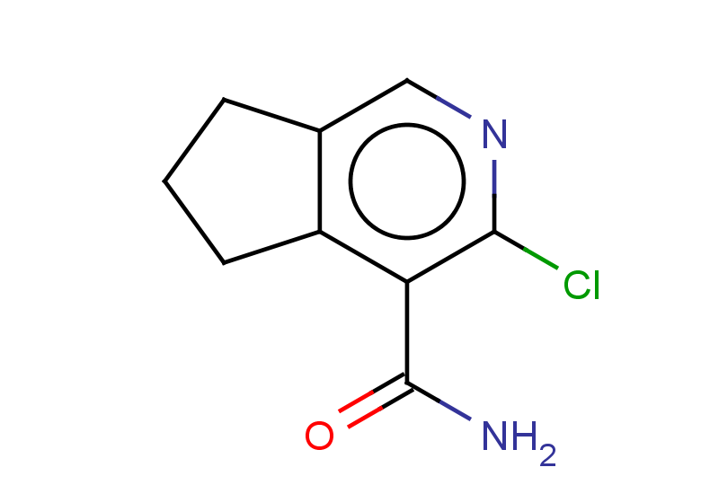 3-chloro-5H,6H,7H-cyclopenta[c]pyridine-4-carboxamide