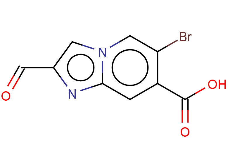 6-bromo-2-formylimidazo[1,2-a]pyridine-7-carboxylic acid