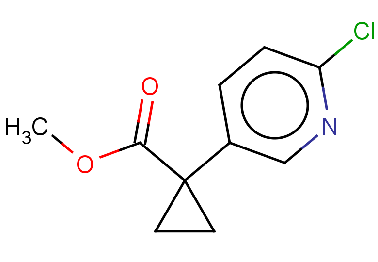 methyl 1-(6-chloropyridin-3-yl)cyclopropane-1-carboxylate