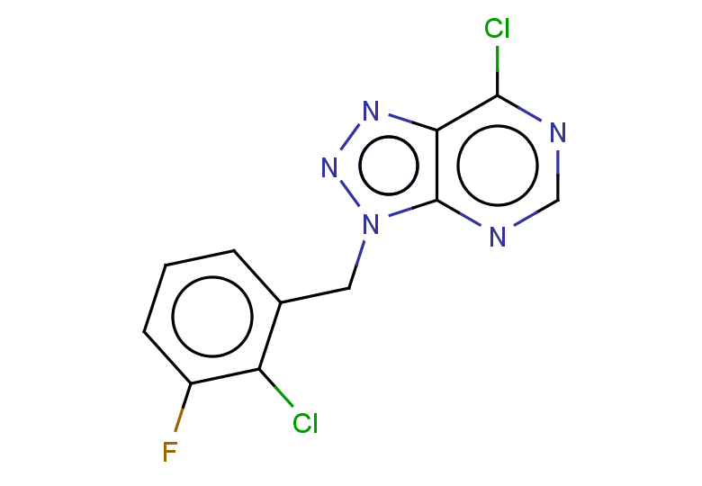 7-chloro-3-[(2-chloro-3-fluorophenyl)methyl]-3H-[1,2,3]triazolo[4,5-d]pyrimidine