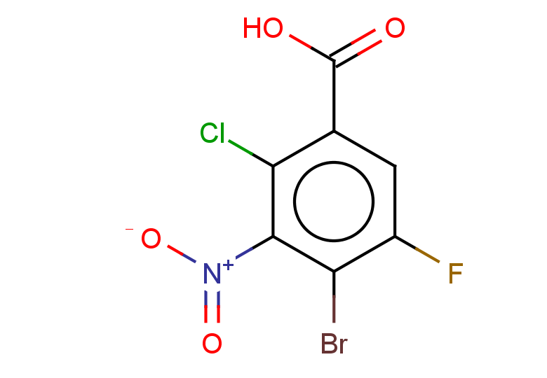 4-bromo-2-chloro-5-fluoro-3-nitrobenzoic acid