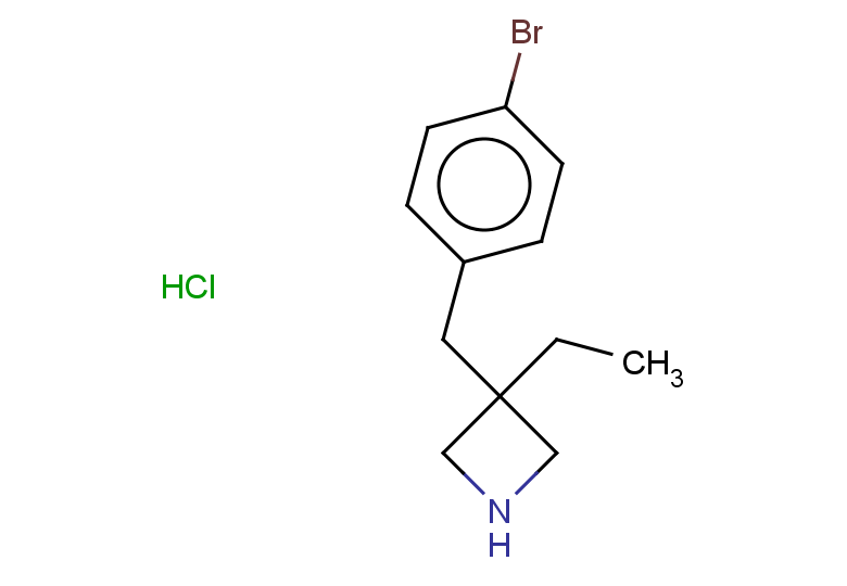 3-[(4-bromophenyl)methyl]-3-ethylazetidine hydrochloride