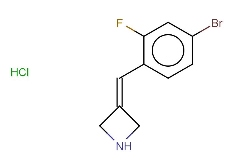 3-[(4-bromo-2-fluorophenyl)methylidene]azetidine hydrochloride