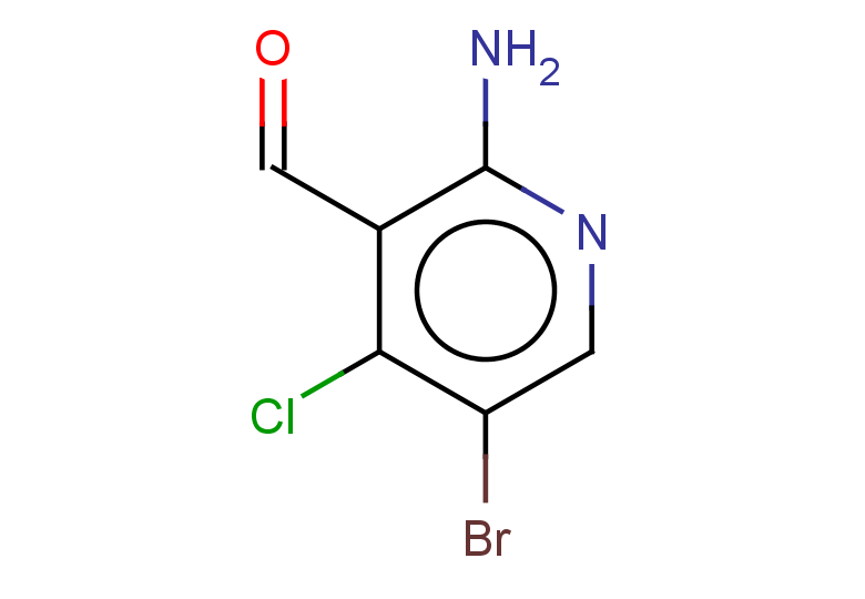 2-amino-5-bromo-4-chloropyridine-3-carbaldehyde