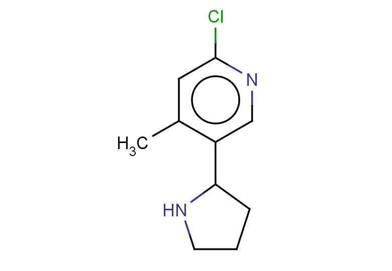 2-chloro-4-methyl-5-(pyrrolidin-2-yl)pyridine