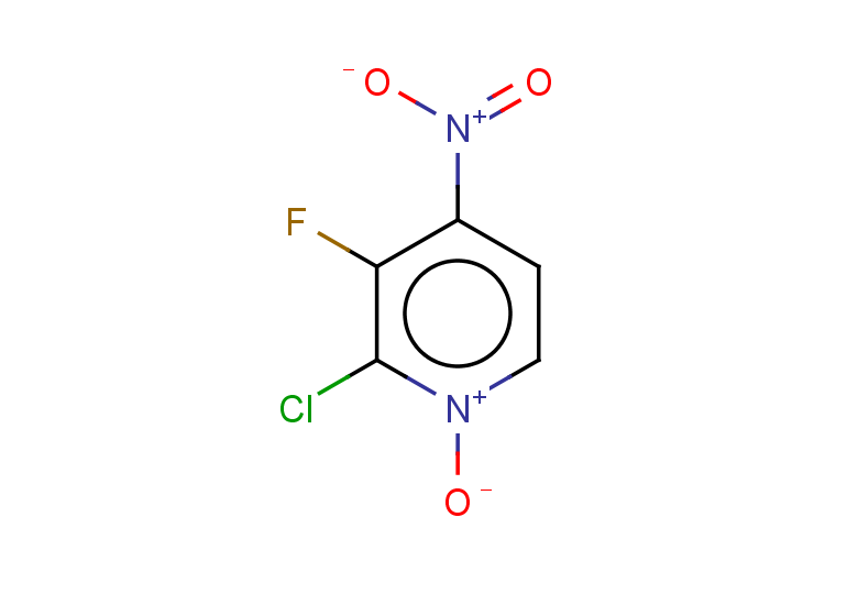 2-chloro-3-fluoro-4-nitropyridin-1-ium-1-olate
