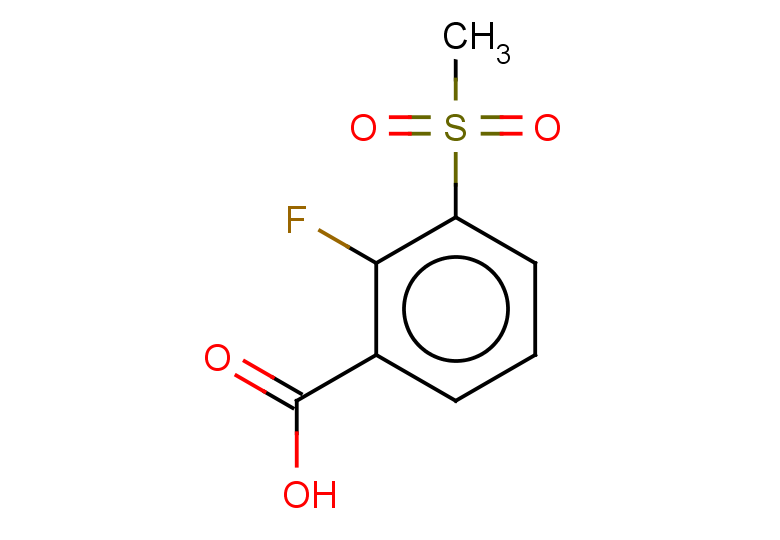 2-fluoro-3-methanesulfonylbenzoic acid