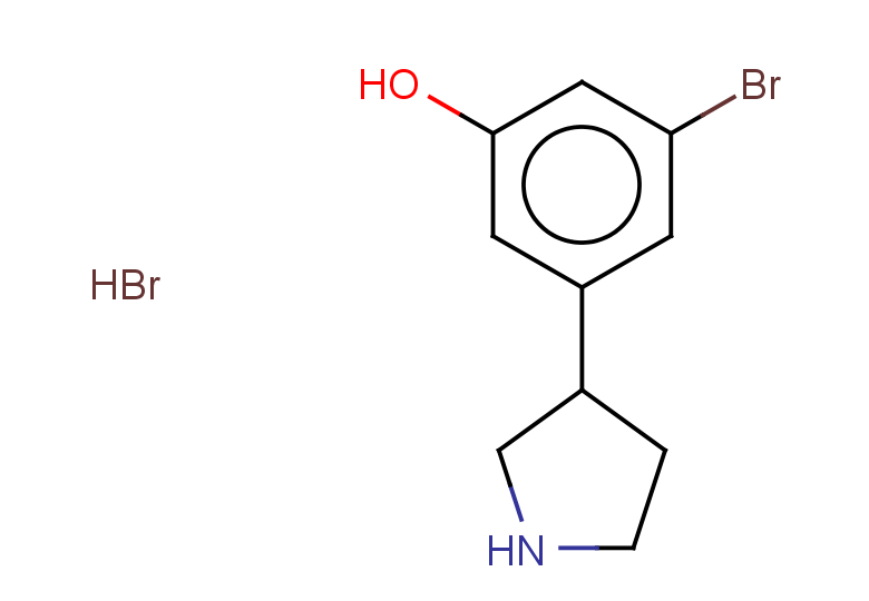 3-bromo-5-(pyrrolidin-3-yl)phenol hydrobromide