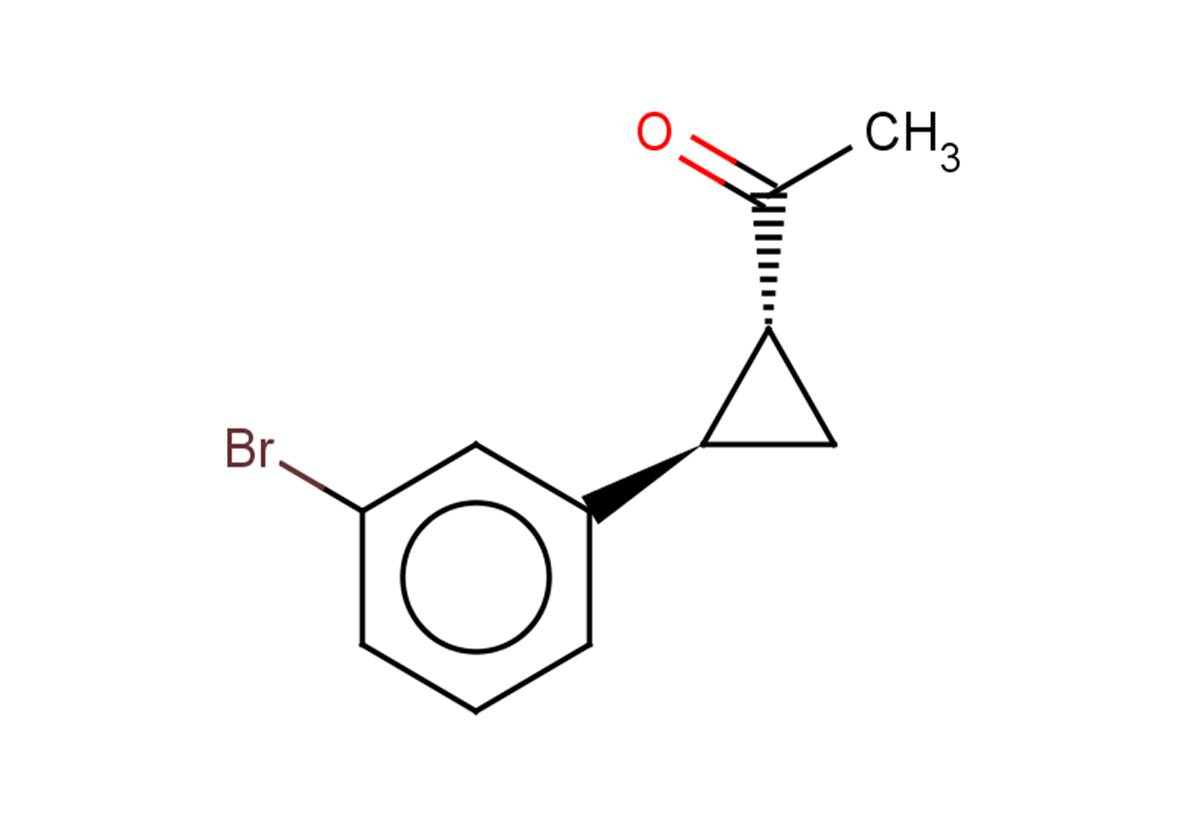 rac-1-[(1R,2R)-2-(3-bromophenyl)cyclopropyl]ethan-1-one, trans