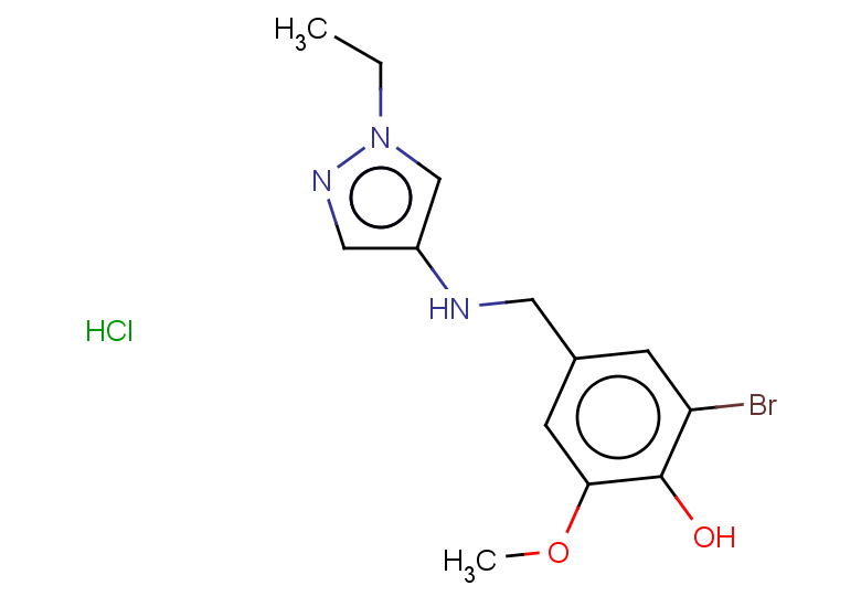 2-bromo-4-{[(1-ethyl-1H-pyrazol-4-yl)amino]methyl}-6-methoxyphenol hydrochloride