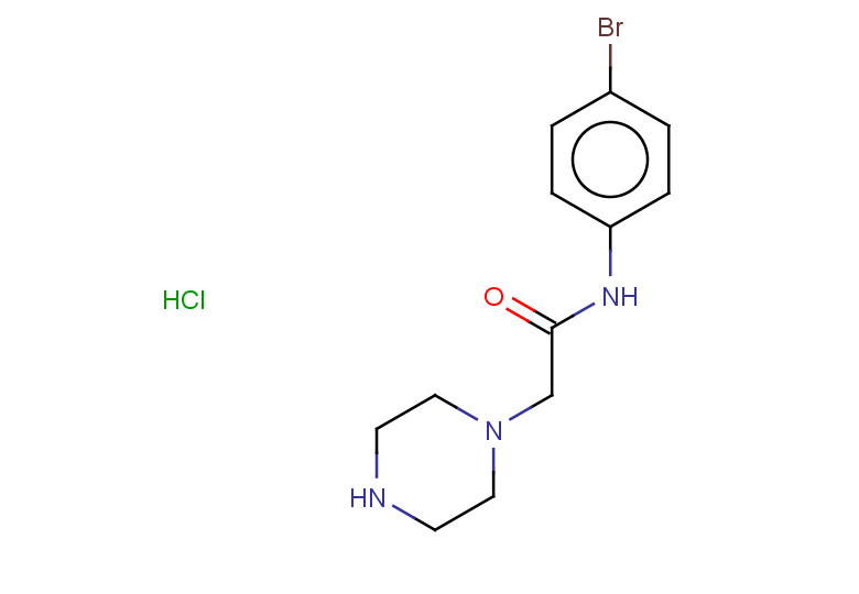 N-(4-bromophenyl)-2-(piperazin-1-yl)acetamide hydrochloride