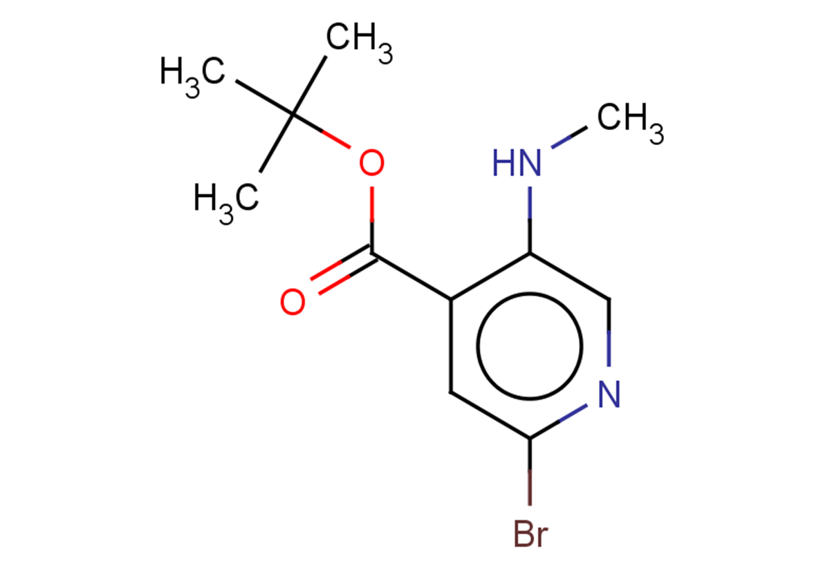 tert-butyl 2-bromo-5-(methylamino)pyridine-4-carboxylate