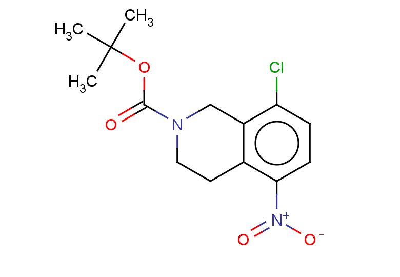tert-butyl 8-chloro-5-nitro-1,2,3,4-tetrahydroisoquinoline-2-carboxylate