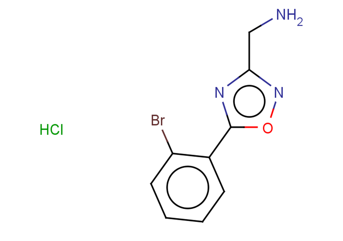 1-[5-(2-bromophenyl)-1,2,4-oxadiazol-3-yl]methanamine hydrochloride