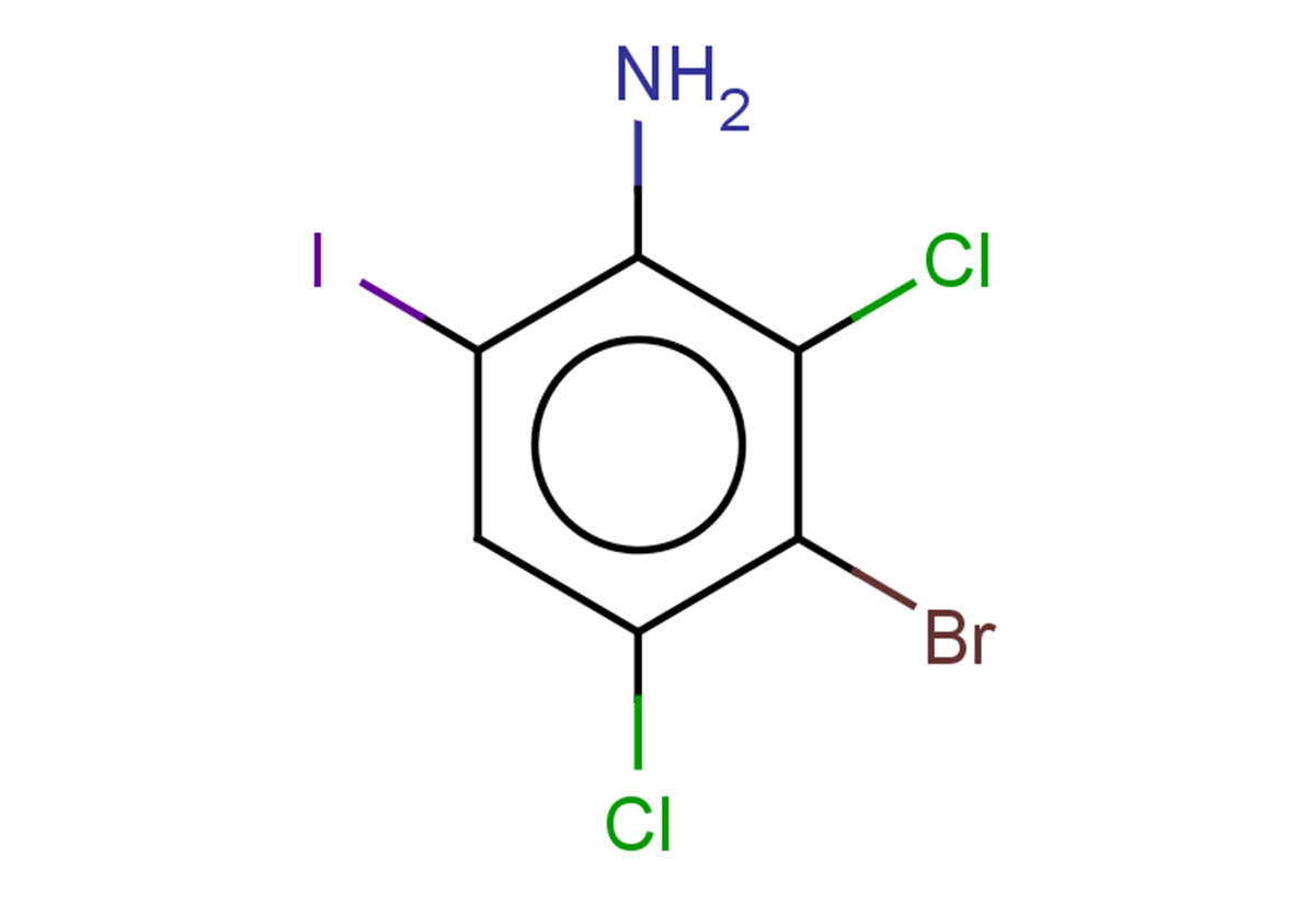 3-bromo-2,4-dichloro-6-iodoaniline