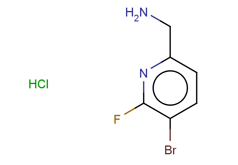 1-(5-bromo-6-fluoropyridin-2-yl)methanamine hydrochloride
