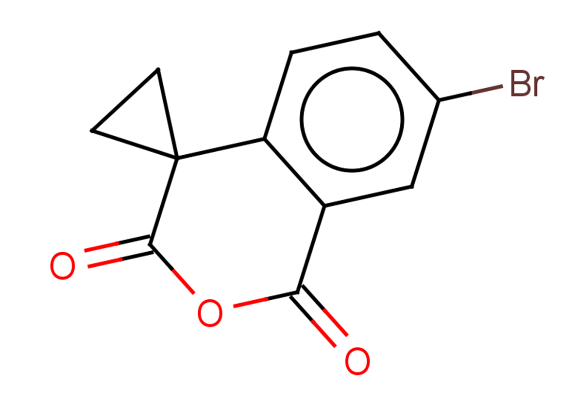 7-bromo-1,3-dihydrospiro[2-benzopyran-4,1'-cyclopropane]-1,3-dione