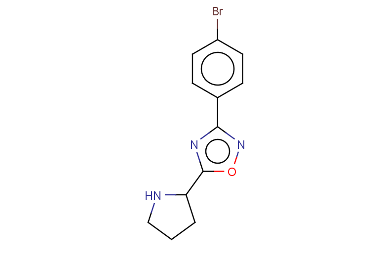 3-(4-bromophenyl)-5-(pyrrolidin-2-yl)-1,2,4-oxadiazole