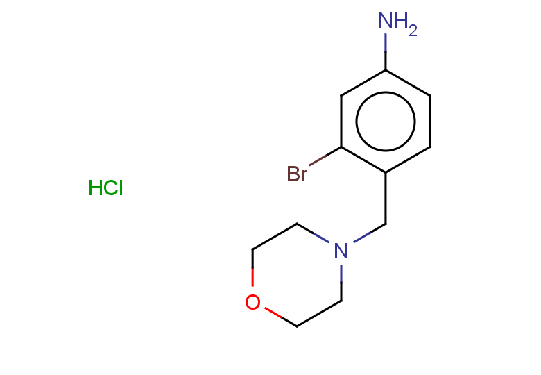 3-bromo-4-[(morpholin-4-yl)methyl]aniline hydrochloride