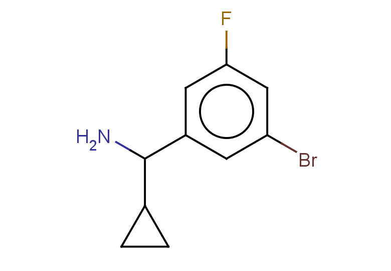 (3-bromo-5-fluorophenyl)(cyclopropyl)methanamine