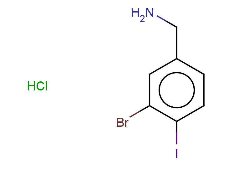 1-(3-bromo-4-iodophenyl)methanamine hydrochloride