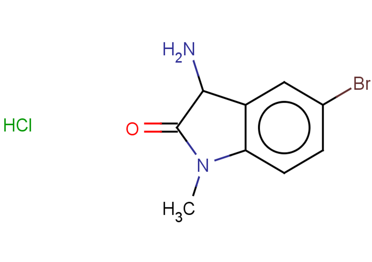 3-amino-5-bromo-1-methyl-2,3-dihydro-1H-indol-2-one hydrochloride