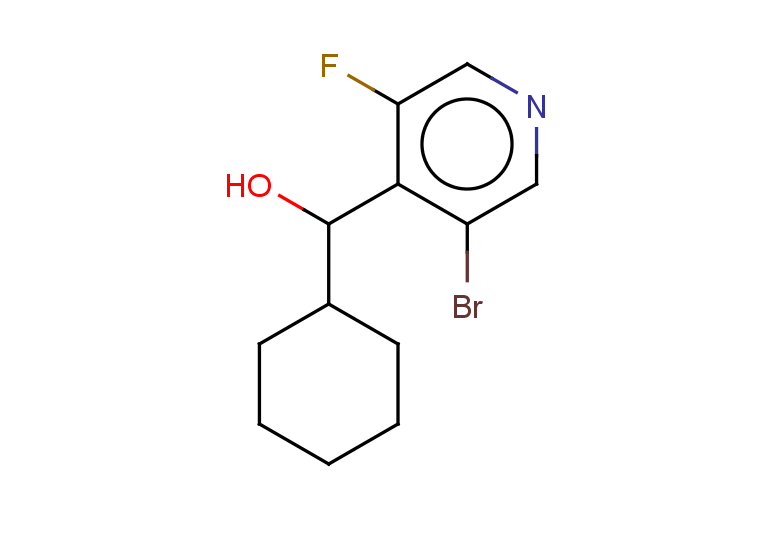 (3-bromo-5-fluoropyridin-4-yl)(cyclohexyl)methanol