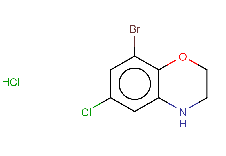8-bromo-6-chloro-3,4-dihydro-2H-1,4-benzoxazine hydrochloride