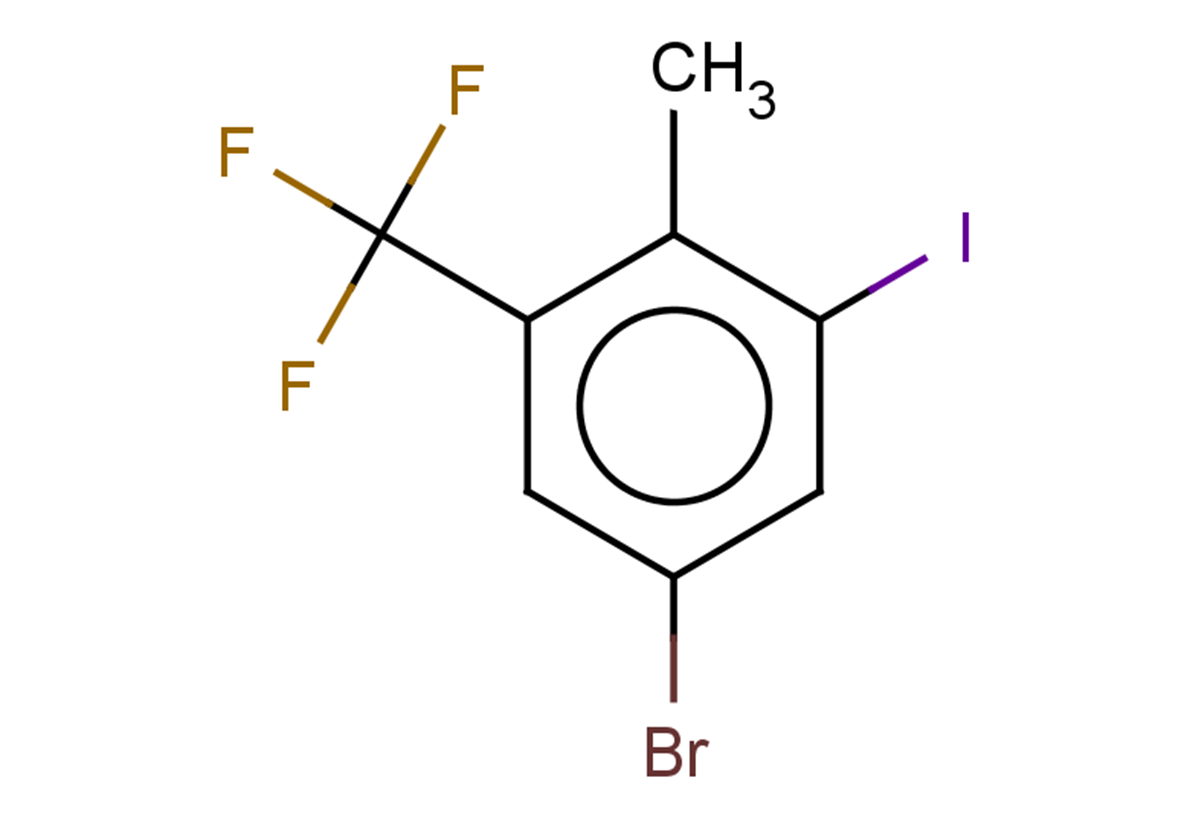 5-bromo-1-iodo-2-methyl-3-(trifluoromethyl)benzene