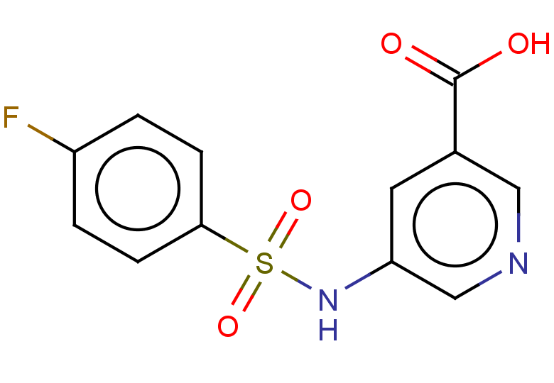 5-(4-fluorobenzenesulfonamido)pyridine-3-carboxylic acid