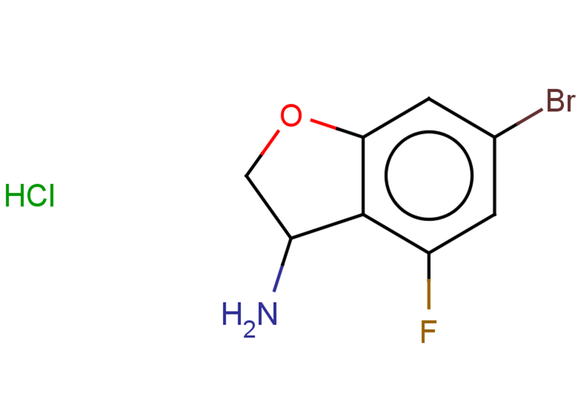 6-bromo-4-fluoro-2,3-dihydro-1-benzofuran-3-amine hydrochloride