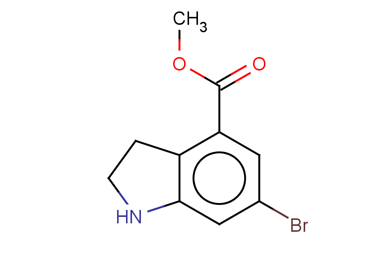 methyl 6-bromo-2,3-dihydro-1H-indole-4-carboxylate