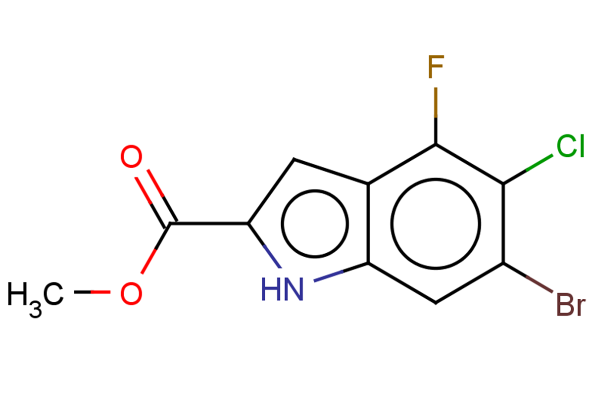 methyl 6-bromo-5-chloro-4-fluoro-1H-indole-2-carboxylate