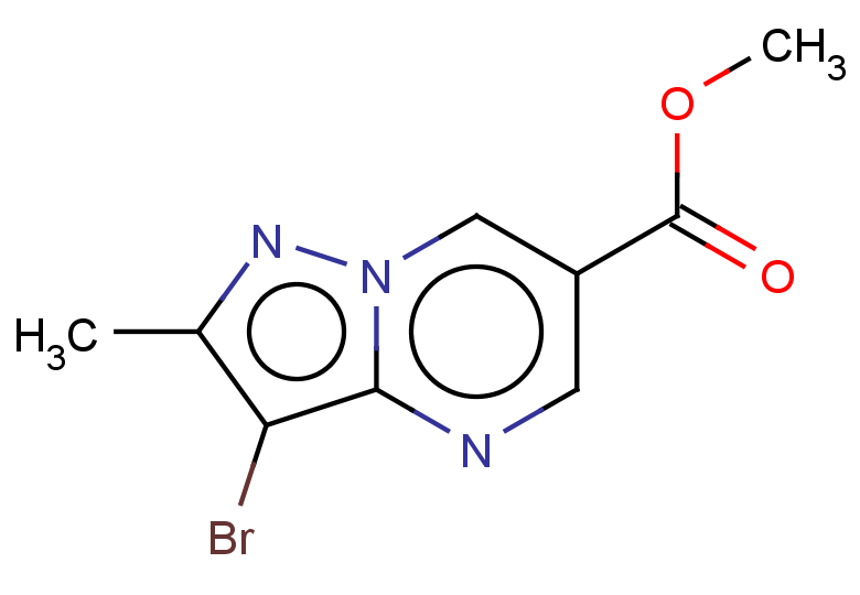 methyl 3-bromo-2-methylpyrazolo[1,5-a]pyrimidine-6-carboxylate