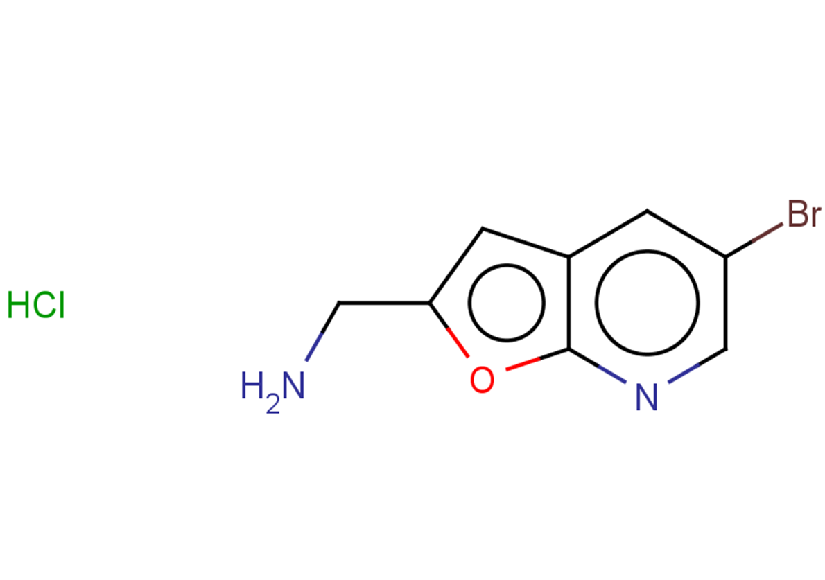 1-{5-bromofuro[2,3-b]pyridin-2-yl}methanamine hydrochloride