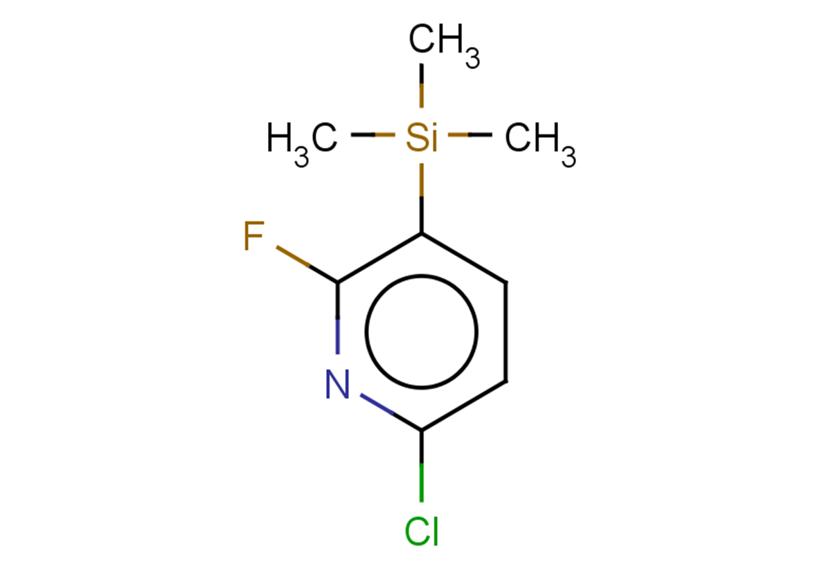 6-chloro-2-fluoro-3-(trimethylsilyl)pyridine