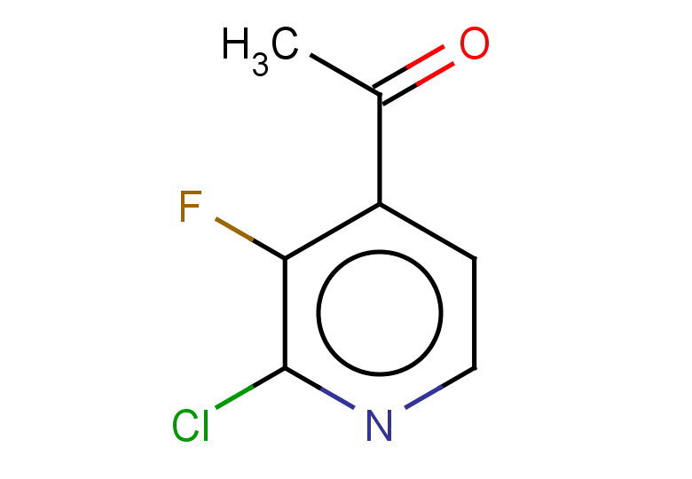 1-(2-chloro-3-fluoropyridin-4-yl)ethan-1-one