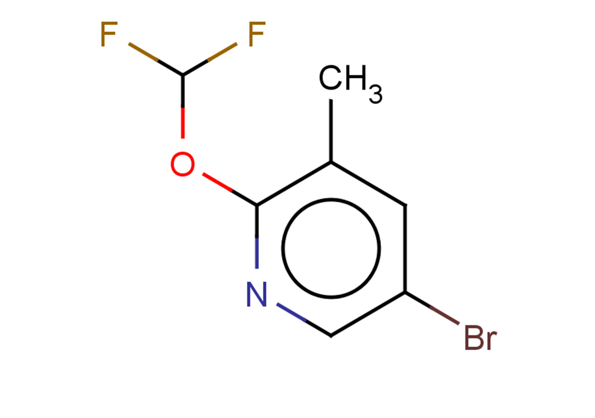 5-bromo-2-(difluoromethoxy)-3-methylpyridine