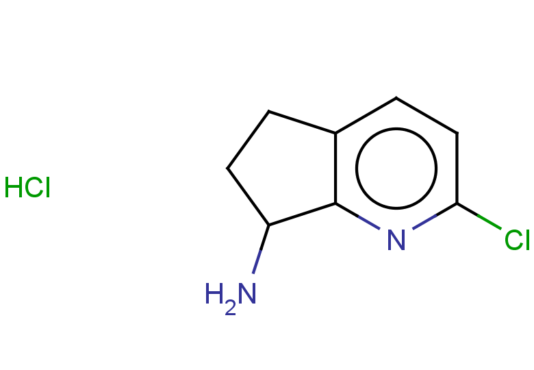 2-chloro-5H,6H,7H-cyclopenta[b]pyridin-7-amine hydrochloride
