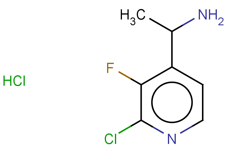 1-(2-chloro-3-fluoropyridin-4-yl)ethan-1-amine hydrochloride