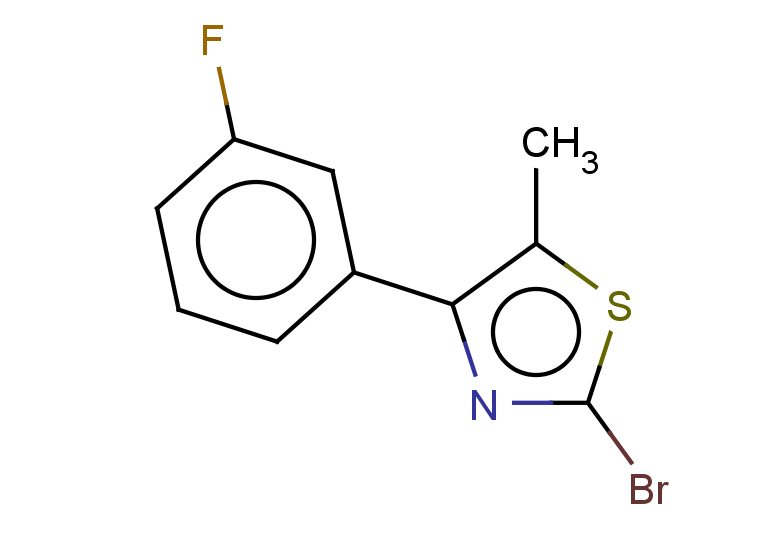 2-bromo-4-(3-fluorophenyl)-5-methyl-1,3-thiazole
