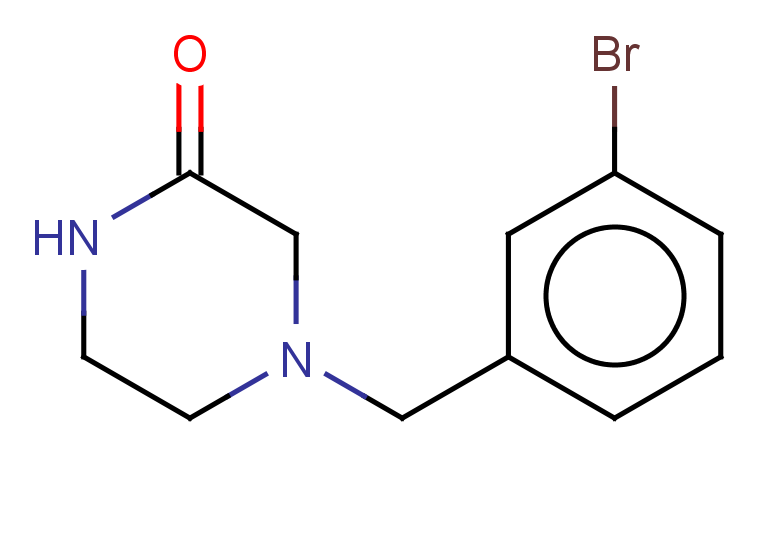 4-[(3-bromophenyl)methyl]piperazin-2-one