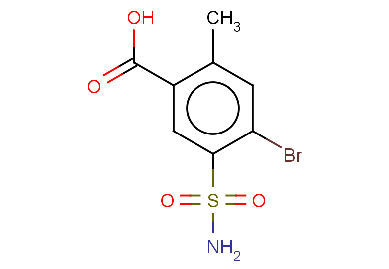 4-bromo-2-methyl-5-sulfamoylbenzoic acid