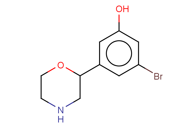 3-bromo-5-(morpholin-2-yl)phenol