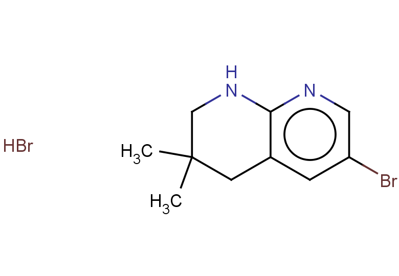 6-bromo-3,3-dimethyl-1,2,3,4-tetrahydro-1,8-naphthyridine hydrobromide