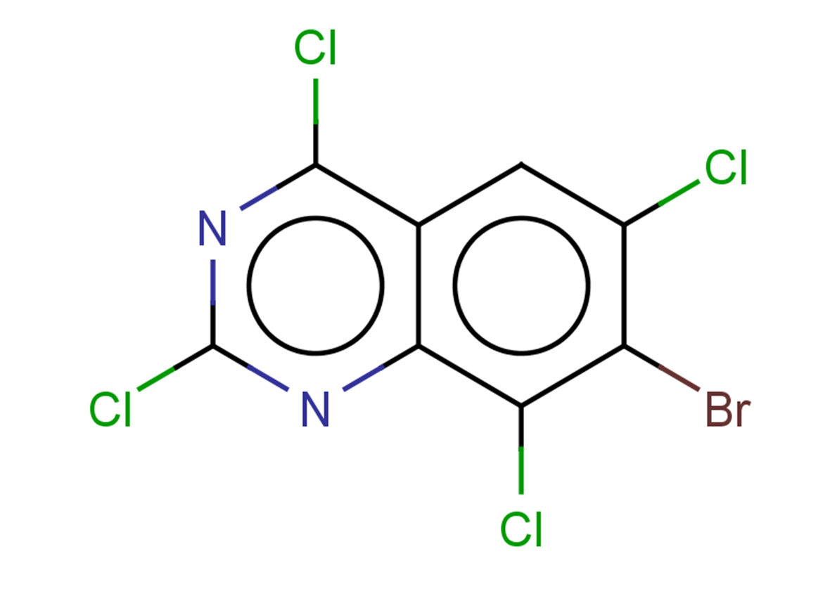 7-bromo-2,4,6,8-tetrachloroquinazoline