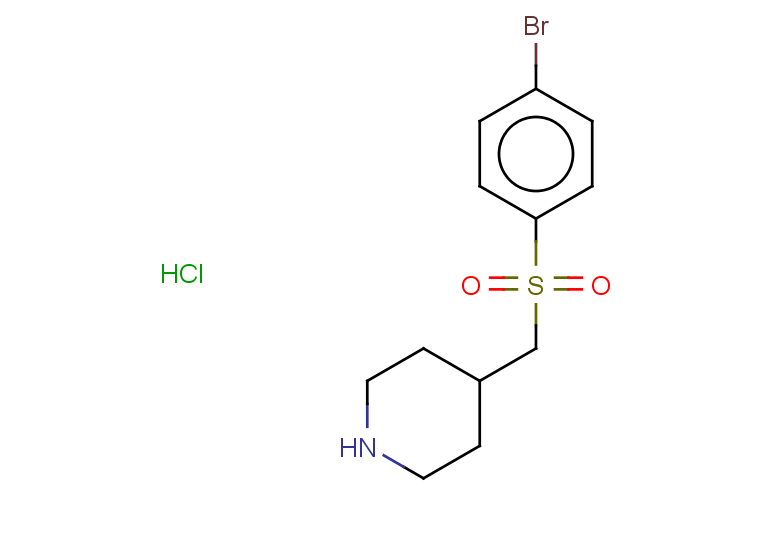 4-[(4-bromobenzenesulfonyl)methyl]piperidine hydrochloride