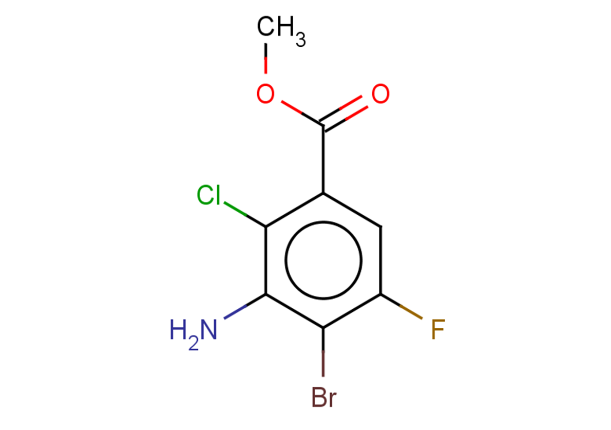 methyl 3-amino-4-bromo-2-chloro-5-fluorobenzoate