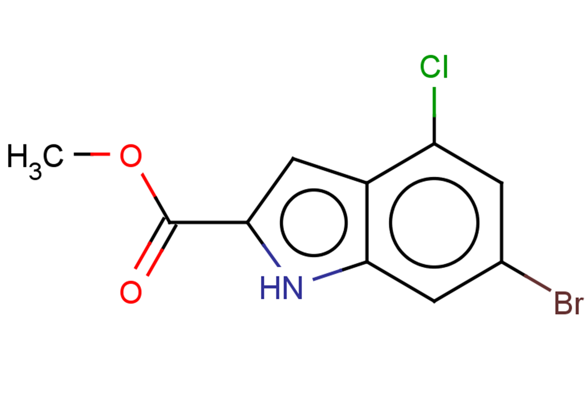 methyl 6-bromo-4-chloro-1H-indole-2-carboxylate